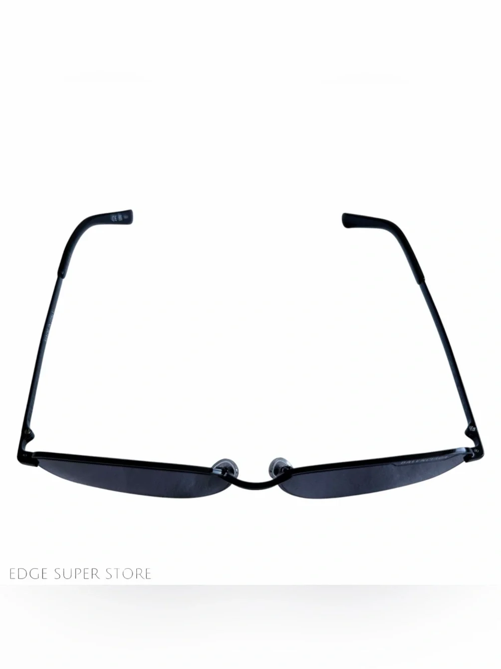 Balenciaga BB0277S Black Rectangle Wrap Sunglasses Italy w/ Case Like New